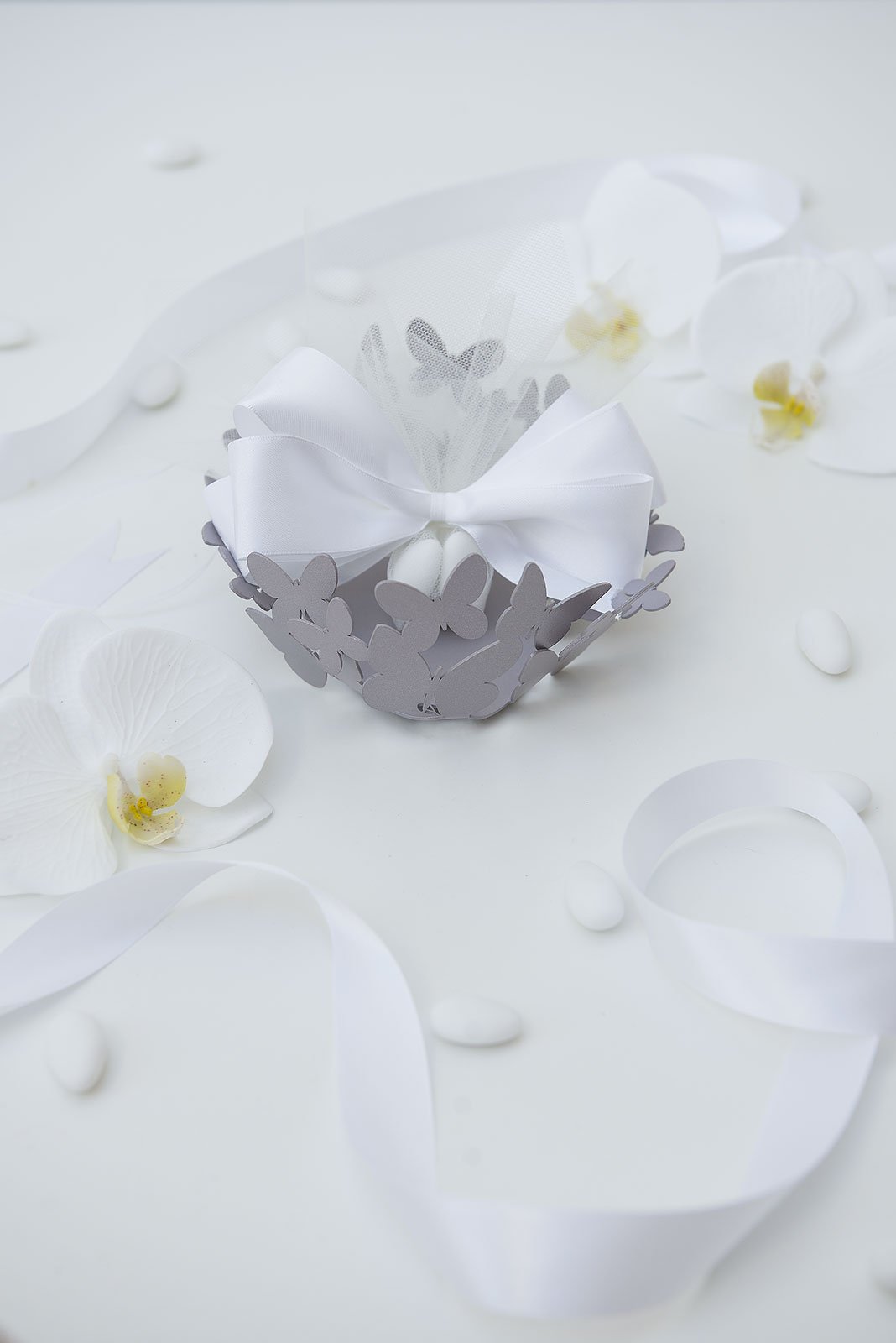 Arti & Mestieri - Bomboniera Cestino Farfalle