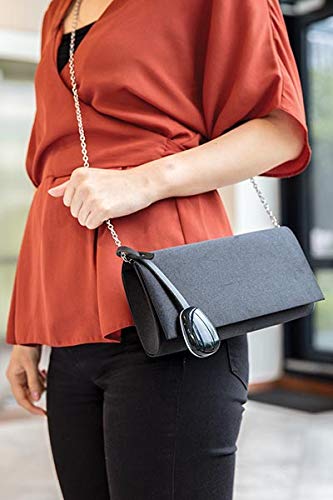 XD Design Elle Protection Charm Anti Aggressione Nero (con Allarme SOS e App)