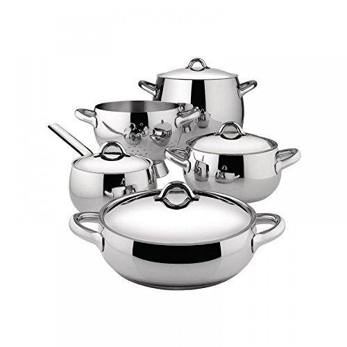 Alessi - Set Pentole "Mami" in Acciaio Inox 24cm