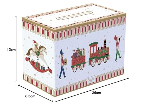 Easy Life - Piccolo Treno Decorativo 25,5 x 8 x 12,5 cm in Porcellana, Polar Express