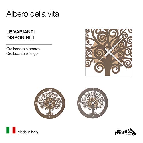 Arti & Mestieri - Orologio da Parete "Albero della Vita" 55cm