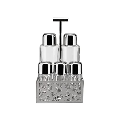 Alessi - Menage "Cactus" in Stainless Steel