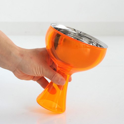 Alessi - Set Coppa Gelato e Cucchiaino "Big Love" in Acciaio Inox