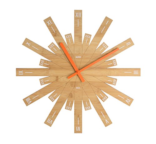 Alessi - Orologio da Parete in Legno di Bambù
