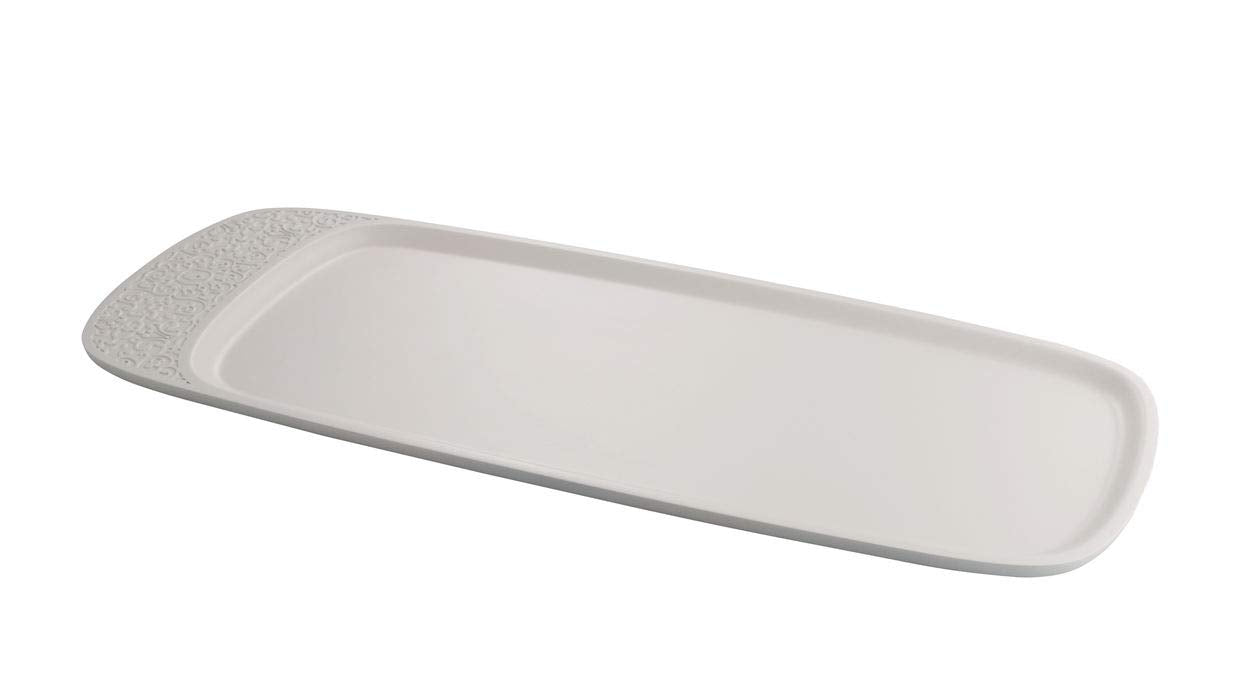 Alessi - Piatto da Portata “Dressed” di Design con Decoro a Rilievo