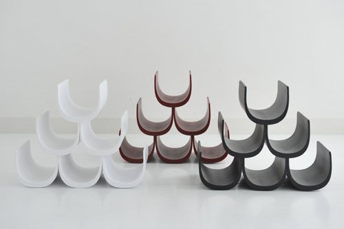 Alessi - Modular Bottle Holder for 6 Bottles in Rermoplastic Resin