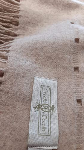 Cecchi e Cecchi - Pure Virgin Wool Plaid Sand 135x180