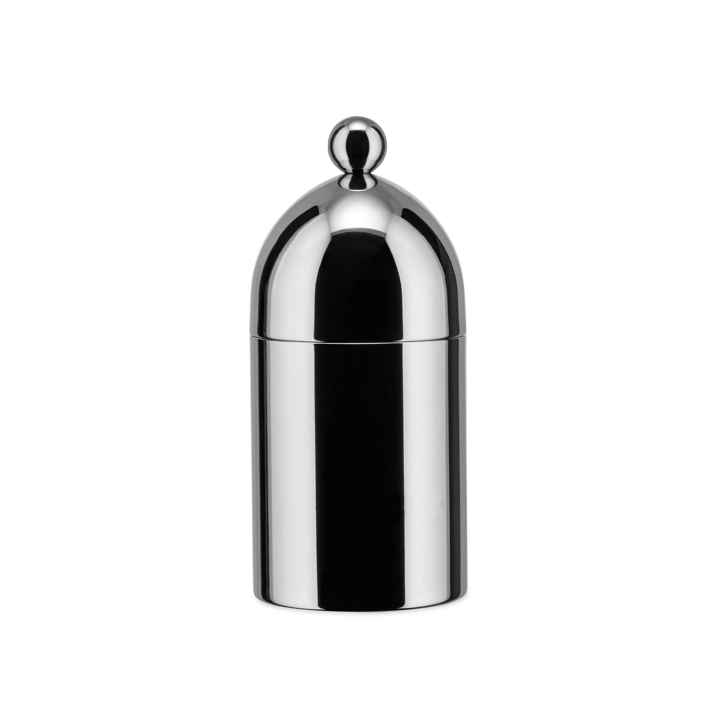 Alessi - Sugar Bowl with Spoon "Officina" in Stainless Steel