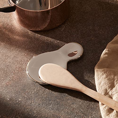 Alessi - Appoggiacucchiaio in Acciaio Inox