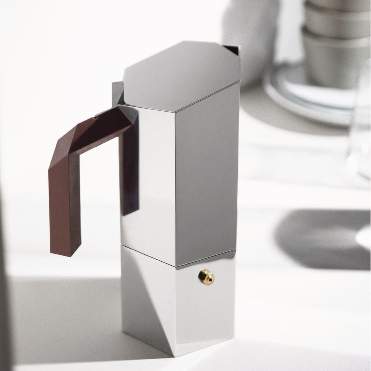 Alessi - Caffettiera Espresso 3 Tazze Adatto per Induzione