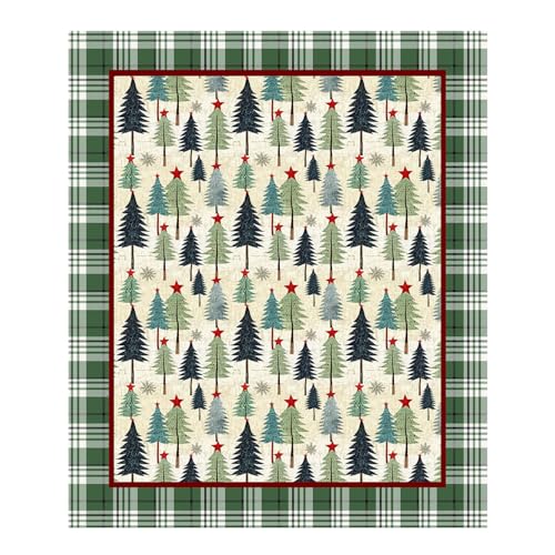 Plaid Natalizio Verde 145x170