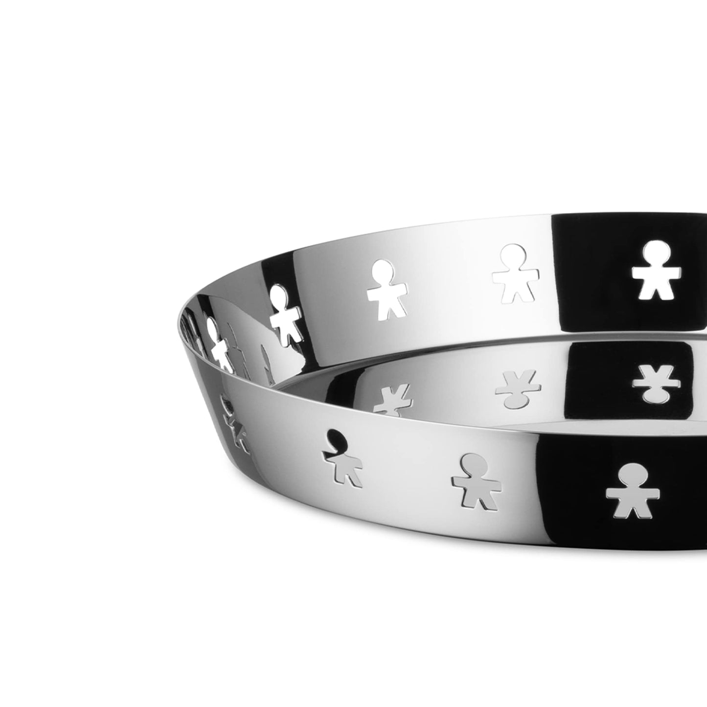 Alessi - Vassoio Rotondo "Mini Girotondo" in Acciaio Inox