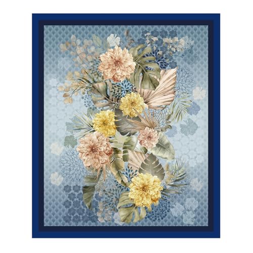 Plaid générique doux en velours fleuri cm 150x180