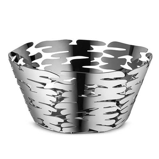 Alessi - Cestino di Design "Barket" in Acciaio Inox 21cm