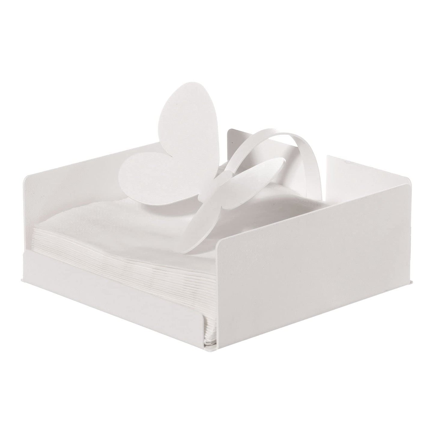 Arts & Crafts - "Butterfly" Napkin Holder White