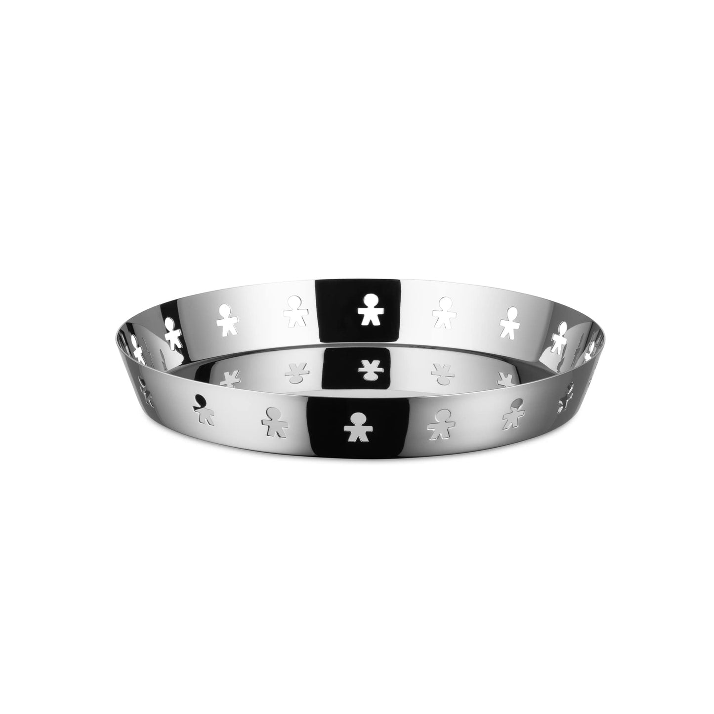 Alessi - Vassoio Rotondo "Mini Girotondo" in Acciaio Inox