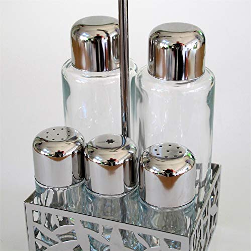 Alessi - Menage "Cactus" in Stainless Steel