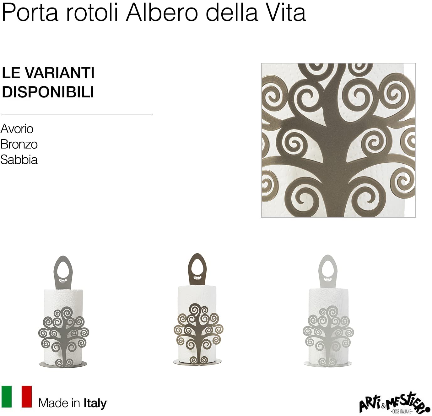 Arts & Crafts - "Tree of Life" Toilet Roll Holder