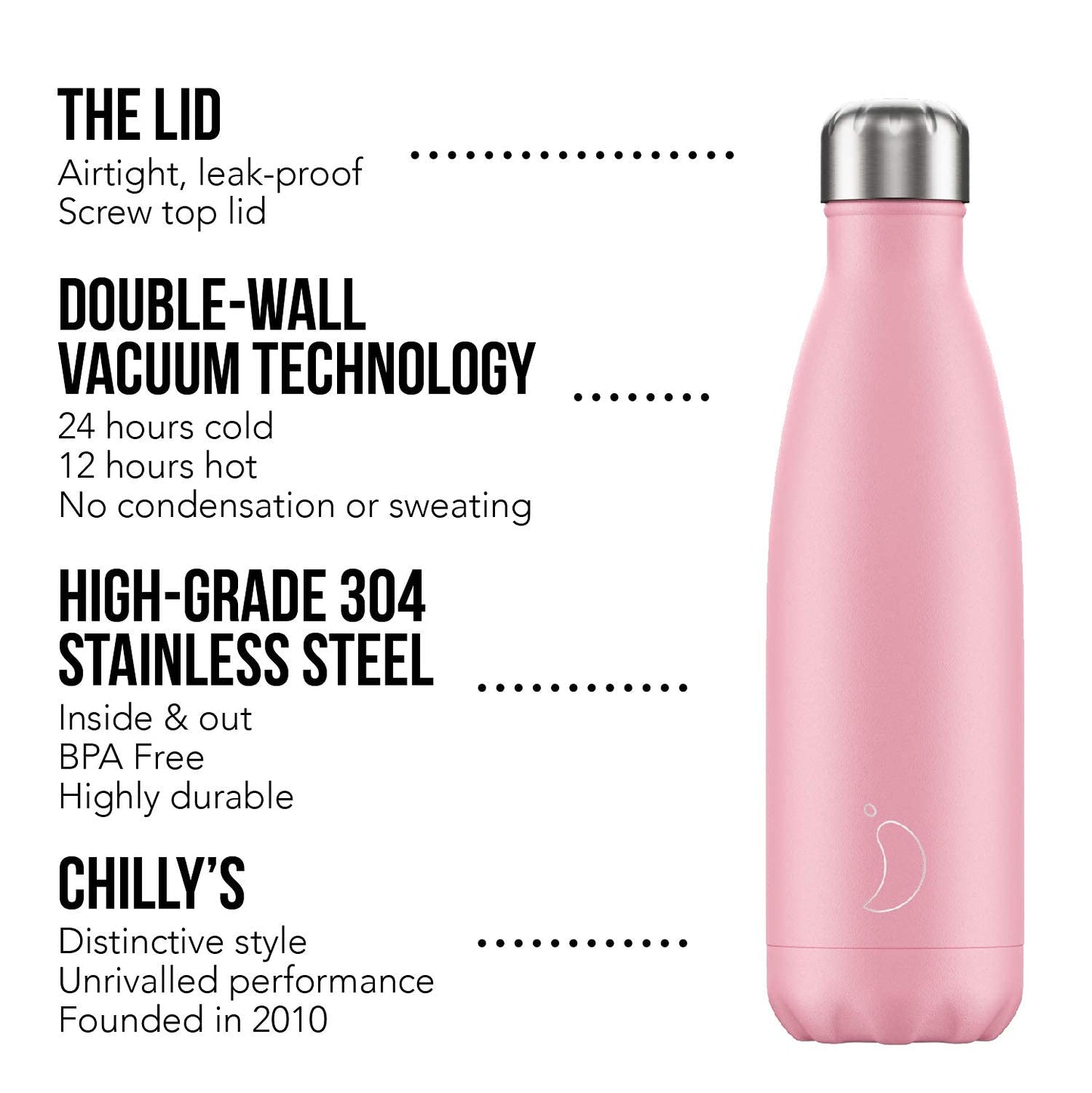 Chilly's - Stainless Steel Thermal Bottle 260/1800ml