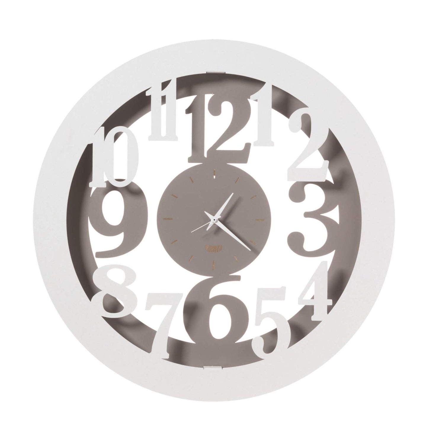 Arti & Mestieri - Orologio da Parete Avorio e Fango 50cm
