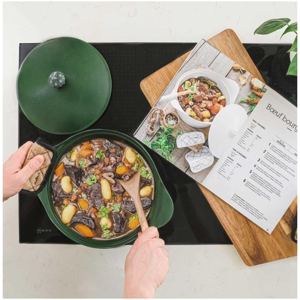 Cookut - Ma Jolie Cocotte Verde Fougere 28cm