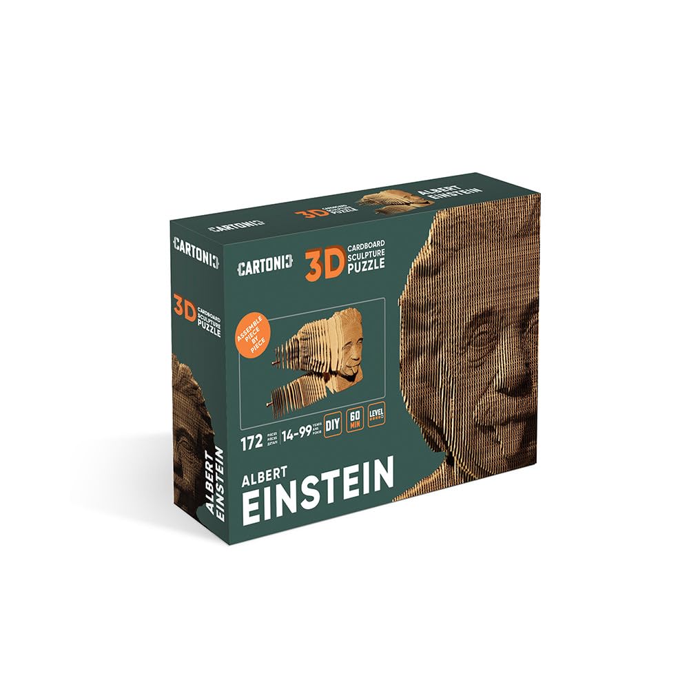 Carton - Puzzle 3D Albert Einstein