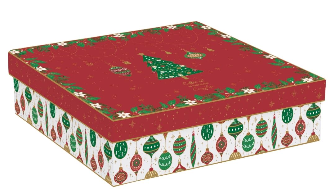 Easy Life - Set 6 Tazze Caffè Natalizie in Porcellana