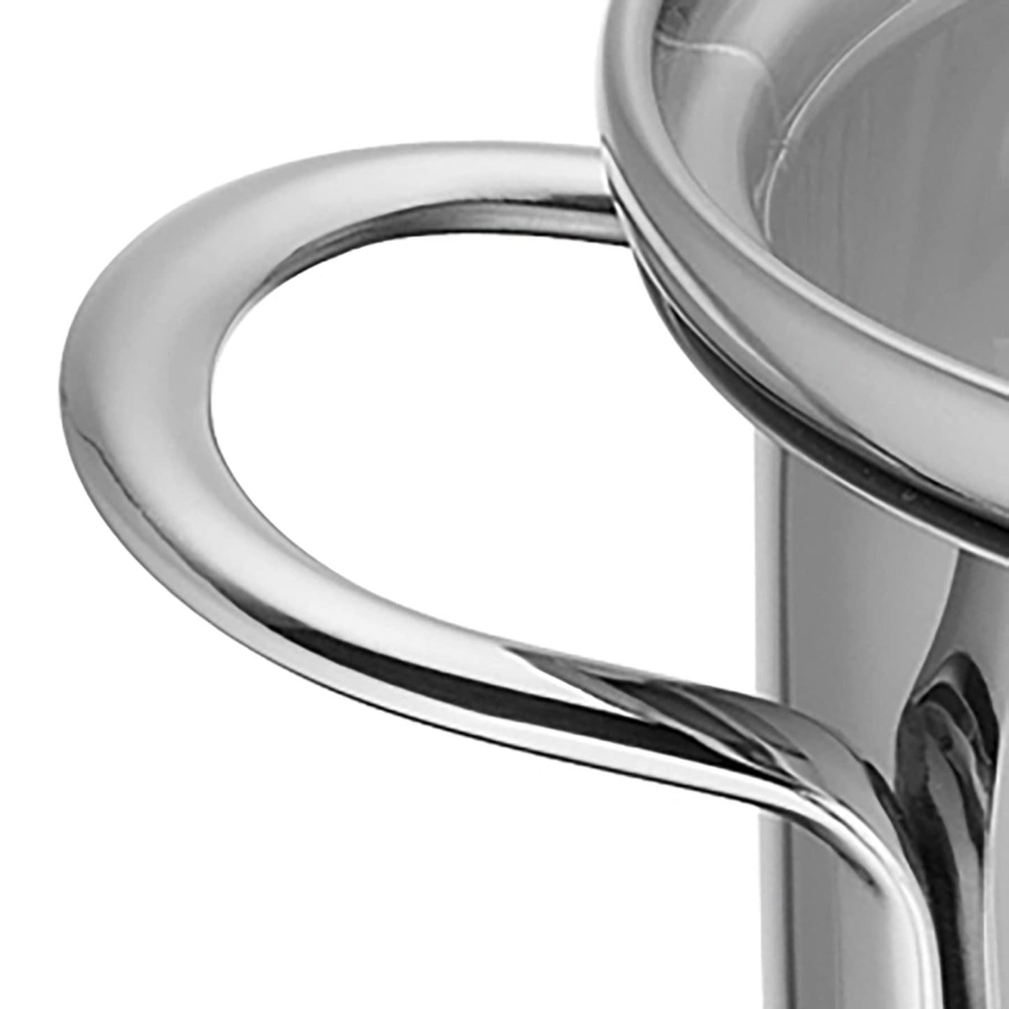 Küchenprofi - Pentola con Coperchio in Vetro in Acciaio Inox