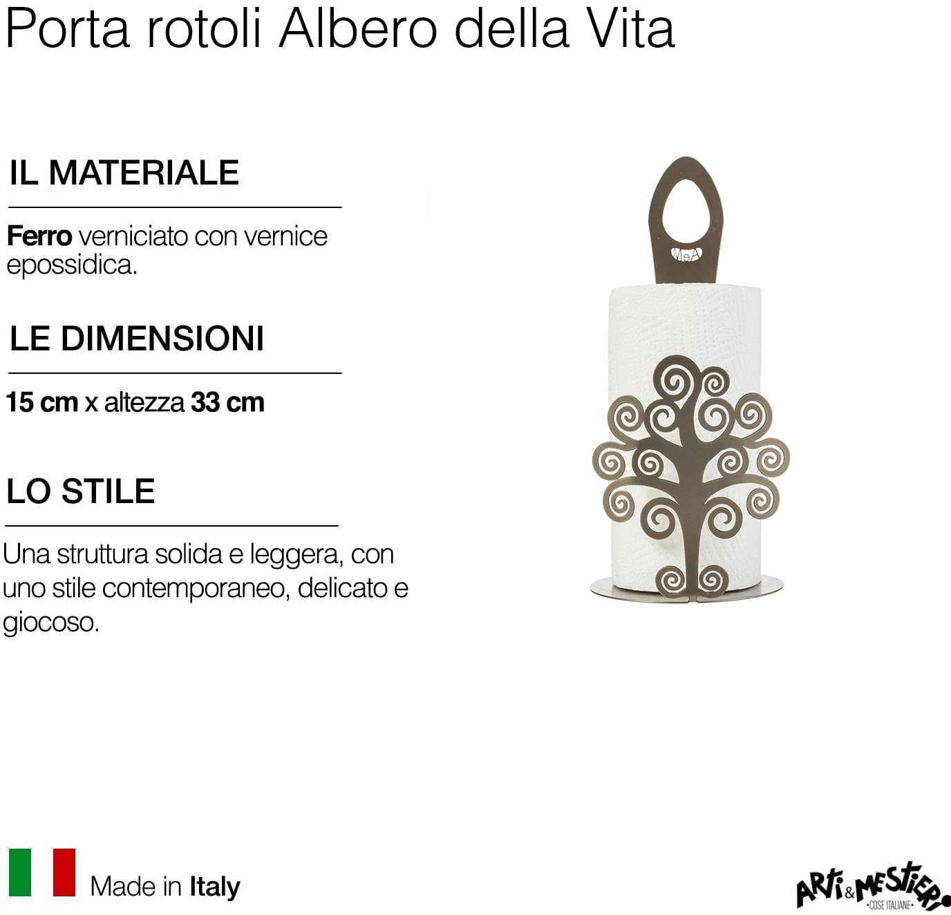 Arts & Crafts - "Tree of Life" Toilet Roll Holder