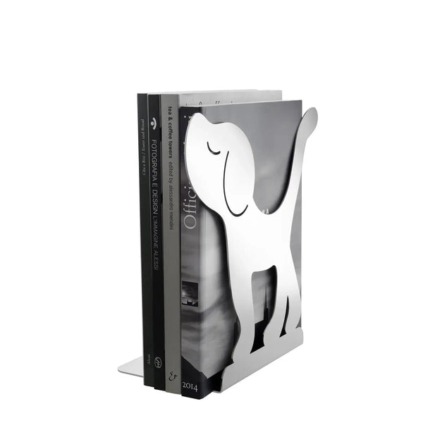 Alessi — Vigo AMMI302R AMMI302R D | Reggilibri in acciaio rosso Mirri — Alessi