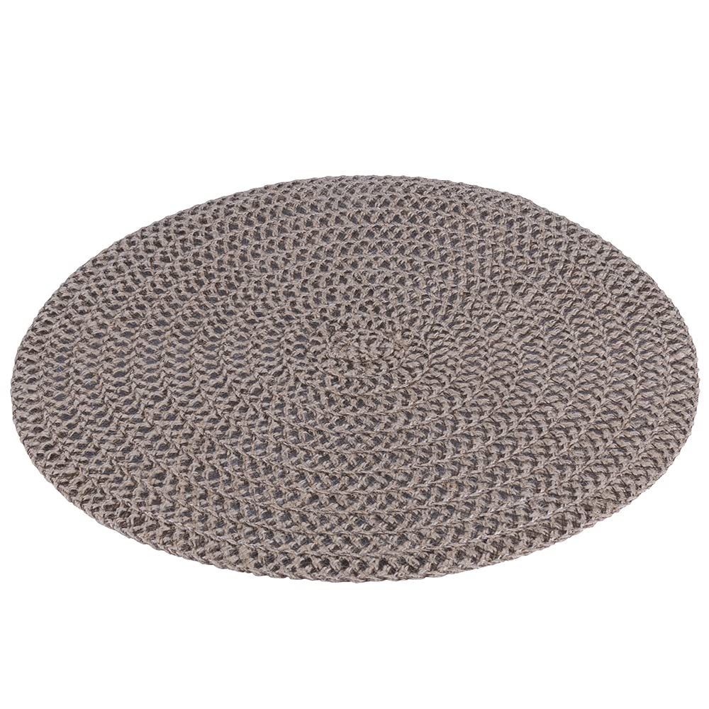 Villa d’Este Home Tivoli - Set 6 Tovagliette Tonde ""Shades of Chocolate" Ø 38cm