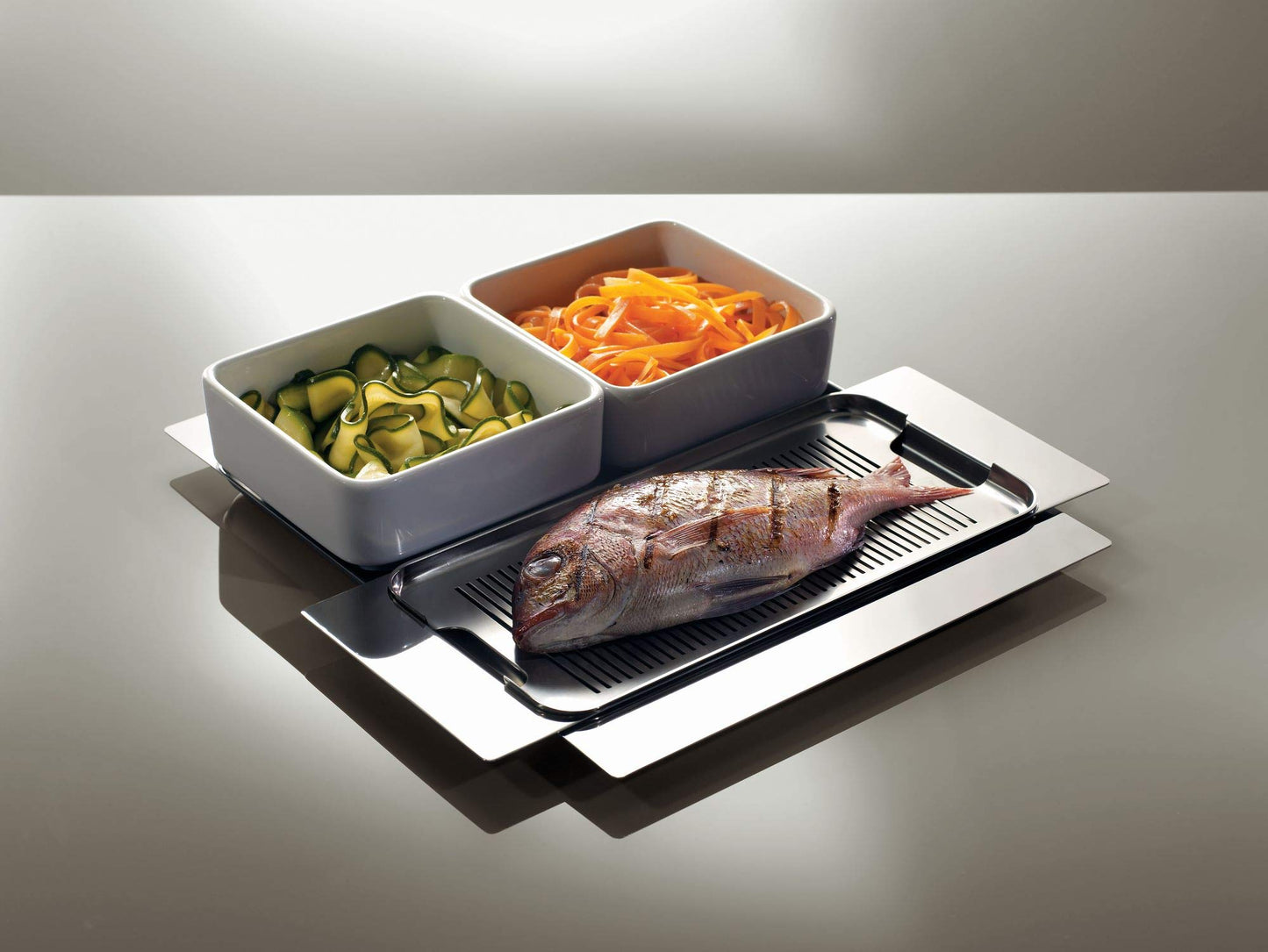 Alessi - Griglia per Pesce o Verdure "Programma 8" in Acciaio Inossidabile