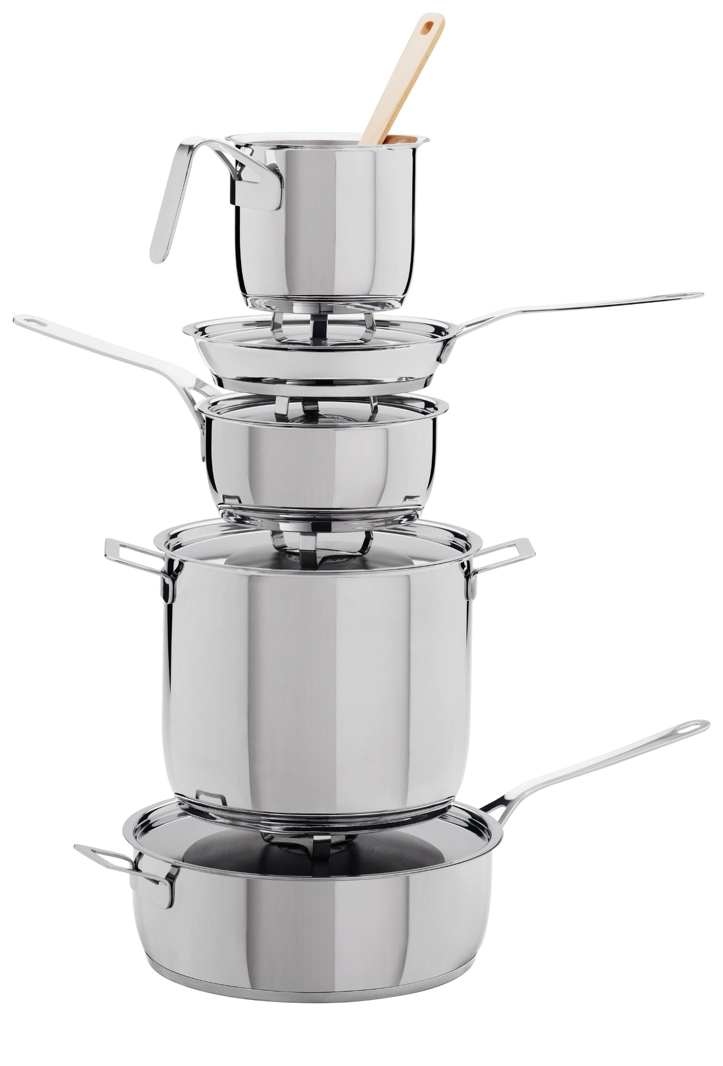 Alessi - Coperchio "Pots&Pan" in Acciaio Inox