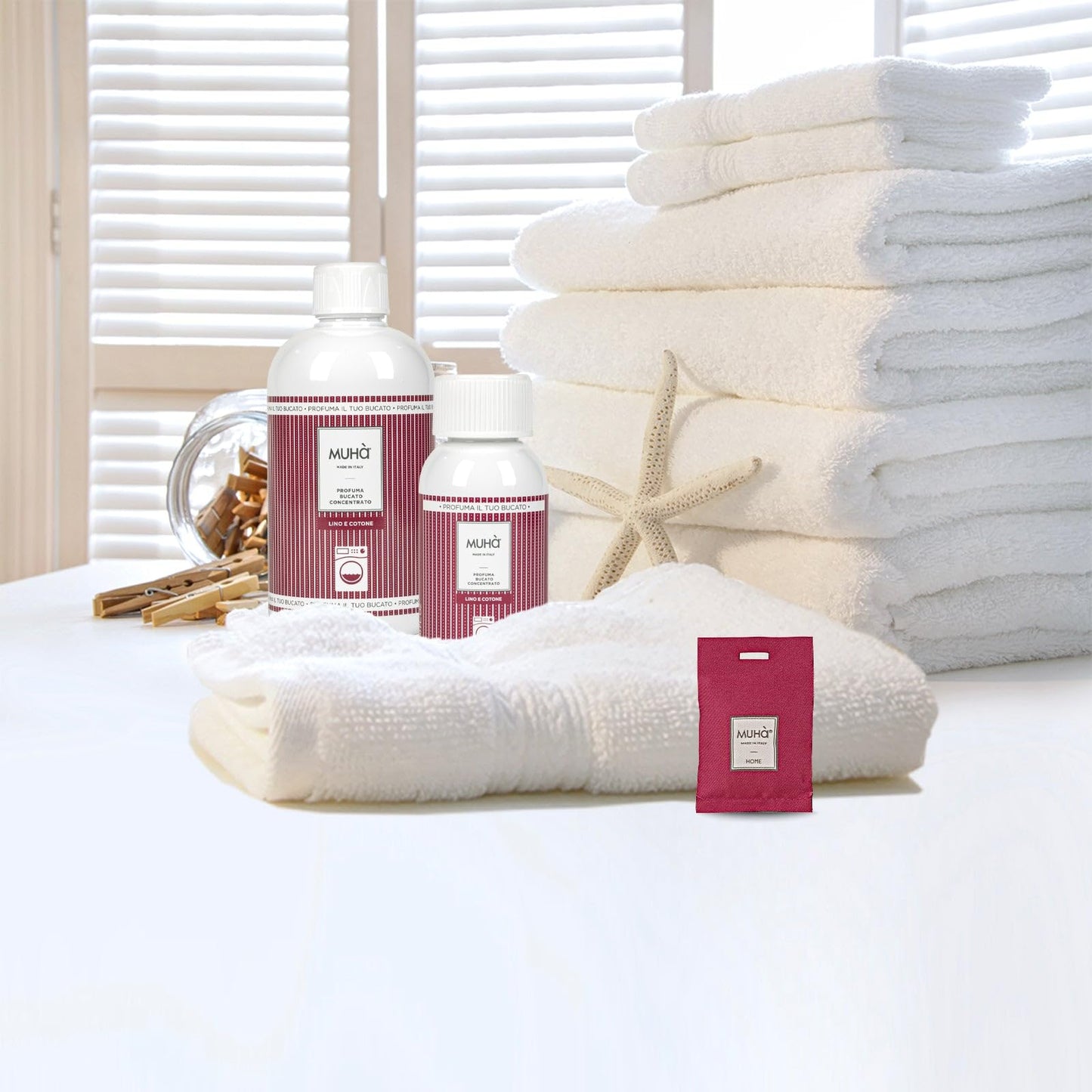 Muhà - Profuma Bucato Lavatrice 100ml "Lino e Cotone"