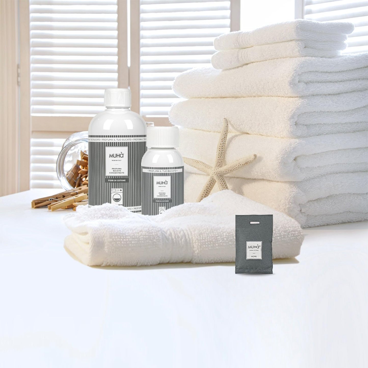 Muhà - Profuma Bucato Lavatrice 100ml "Fiori di Cotone"
