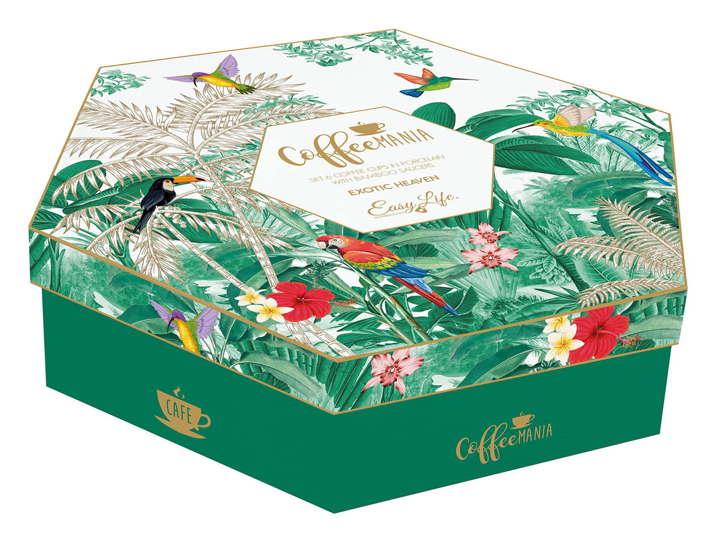 Easy Life - Set 6 Tazze da Caffè