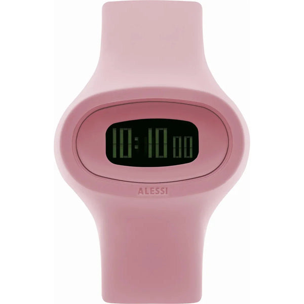 Alessi — Jak AL25002 | Orologio da polso in poliuretano rosa — Alessi