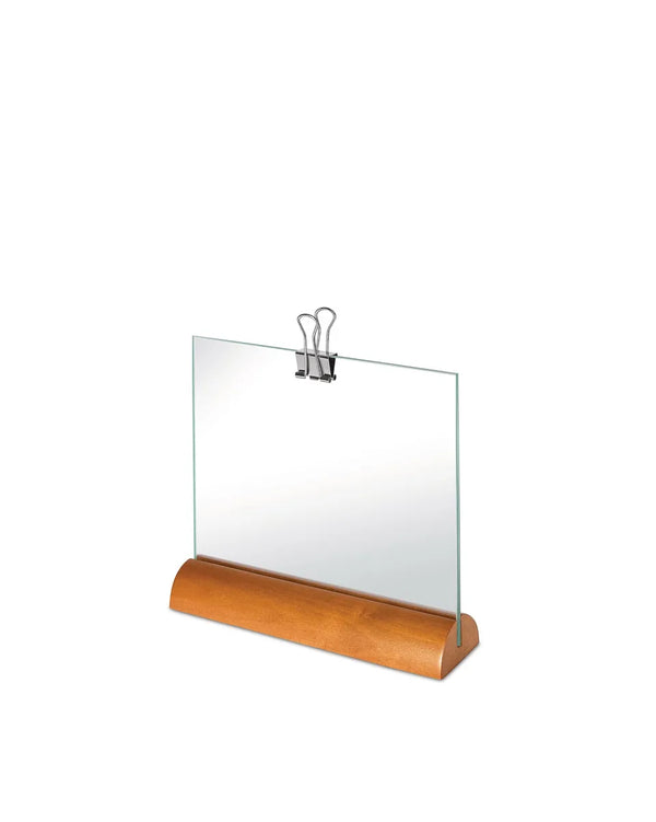 Alessi - Glass and Wood Photo Frame — Alessi