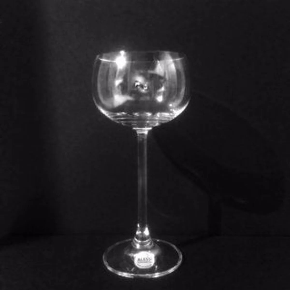 Alessi Set 6 Bicchieri Cristallo Vino Bianco Orseggi Design