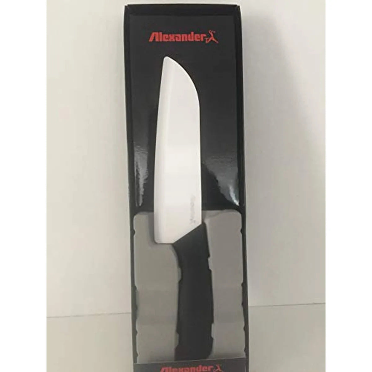 Alexander Coltello Santoku in ceramica 18cm - lama bianca e manico ergonomico