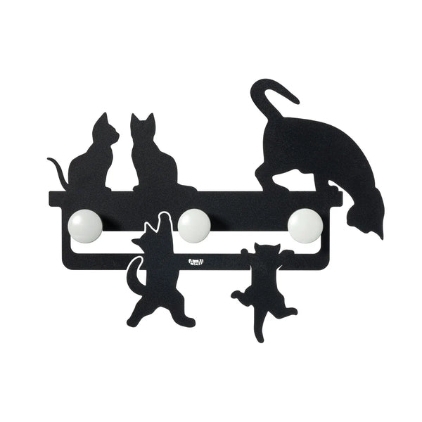 Arts & Crafts - Small Wall Coat Rack By Cattitude Design — Arti & Mestieri
