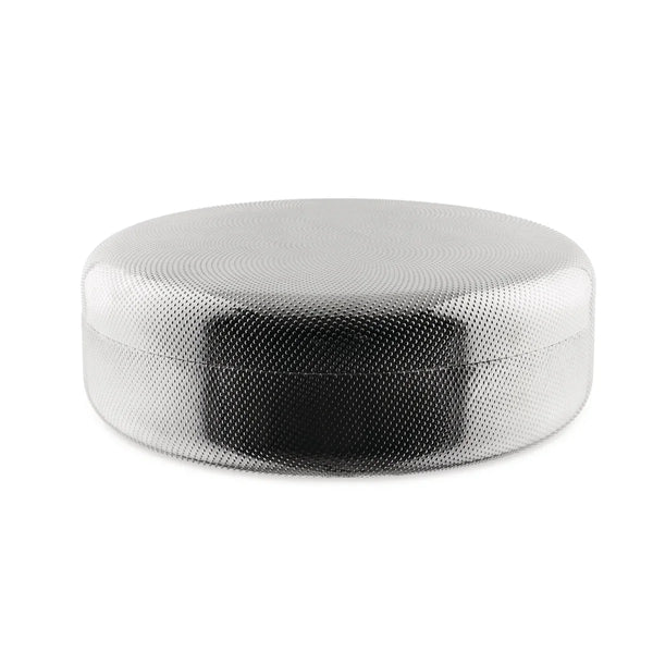 Alessi — JM01/28 T | Contenitore in acciaio inox con decoro a rilievo — Alessi