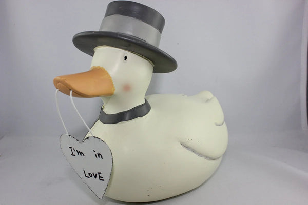 Stilmobili — Seaside Duck I'm in Love | Decorazione Resina — Stilmobili