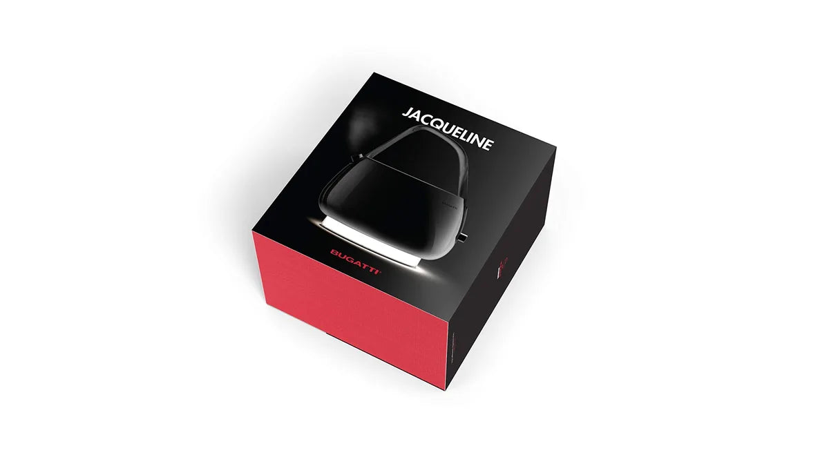 Bugatti Jaqueline bollitore elettrico 1.2L acciaio inox con display digitale e base luminosa