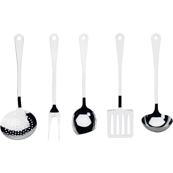Alessi — AJM19S5 L | Servizio 5 utensili da cucina Jasper Morrison — Alessi
