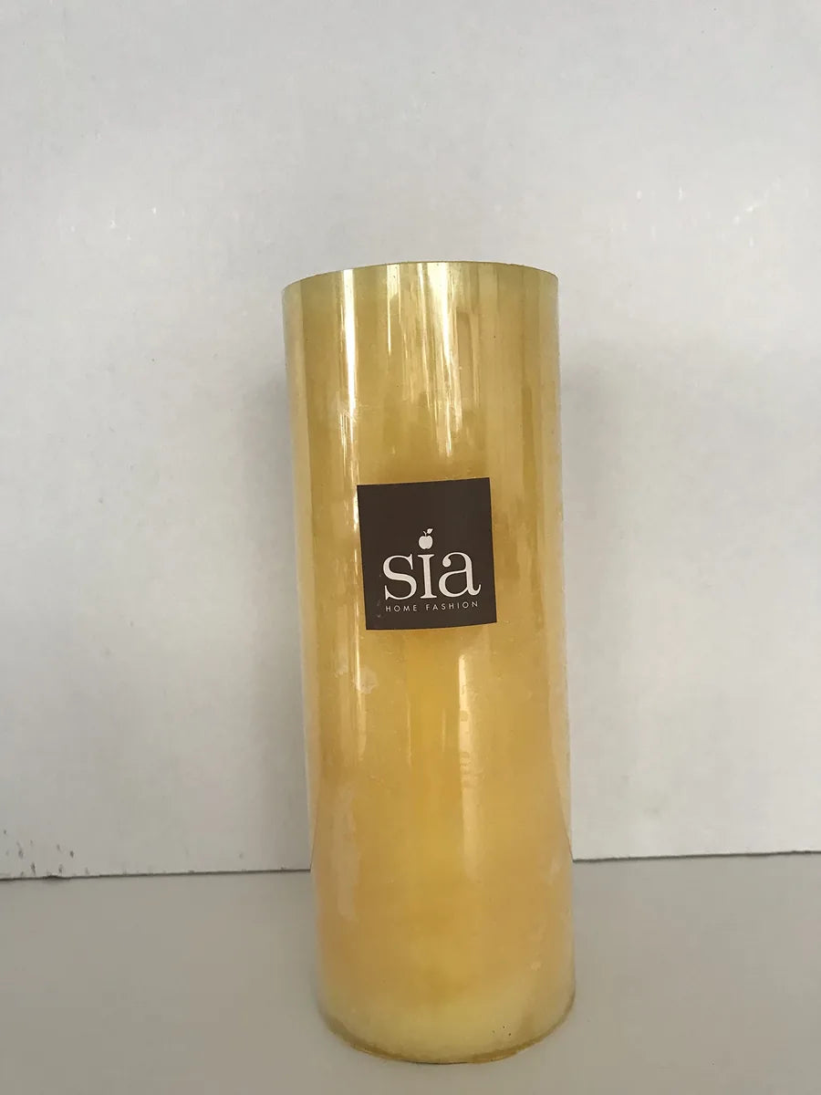 SIA Sia candela cilindro gialla 20cm 750gr cera profumata