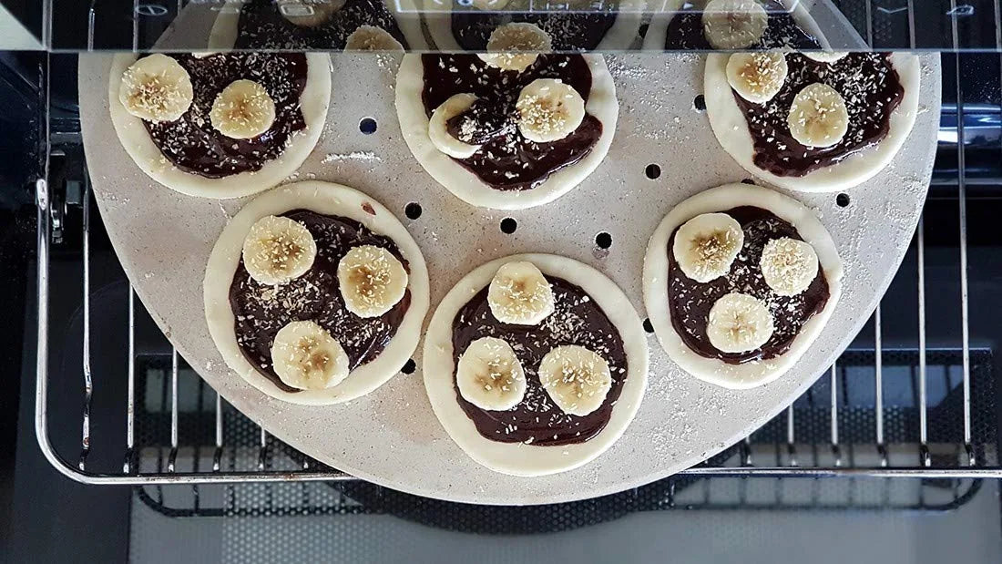 Cookut pietra per pizza ceramica beige - accessorio cucina professionale