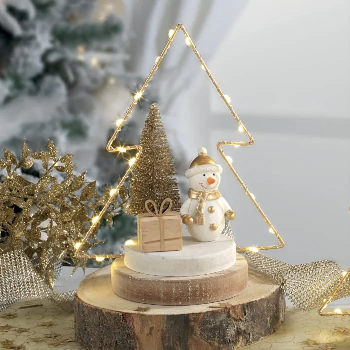 Mascagni Pupazzo di Neve Natale decorazione festiva