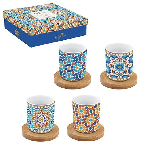 Easy Life - Coffret de 4 tasses à café « Coffee Mania » — Easy Life