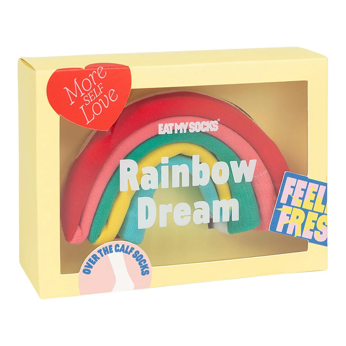 Eat My Socks Calzini Arcobaleno multicolore 36-45 cotone con design esclusivo